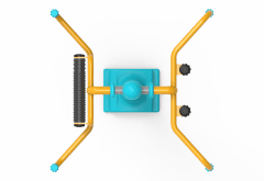 Sirt Masaj Aleti KLF-15 | Dış Mekan Spor Aletleri | Erse Kent Mobilyaları
